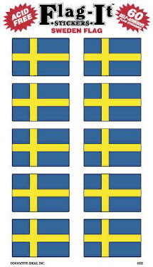Sweden Flag-It Stickers